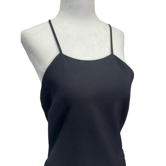 Anine Bing Bree Square Neckline Knee Length Black Dress Size M - Picture 6 of 11